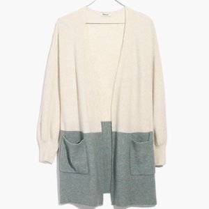 Madewell edgewater bubble sleeve cardigan